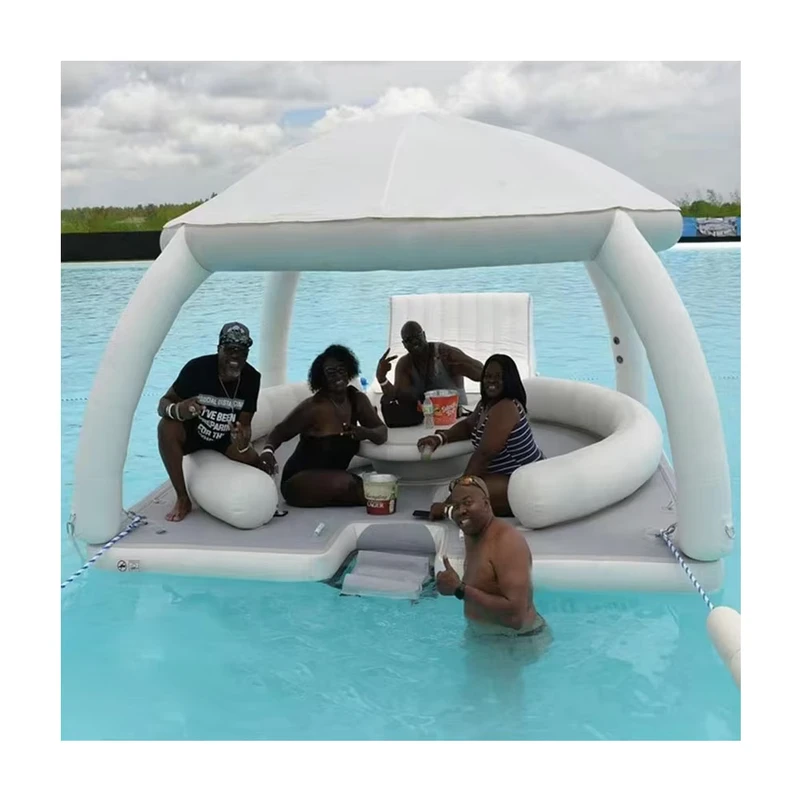 Individuelle Party Schwimmbecken Dekoration Aufblasbare Bar Wasserbar Aufblasbares Modell für Outdoor-Events