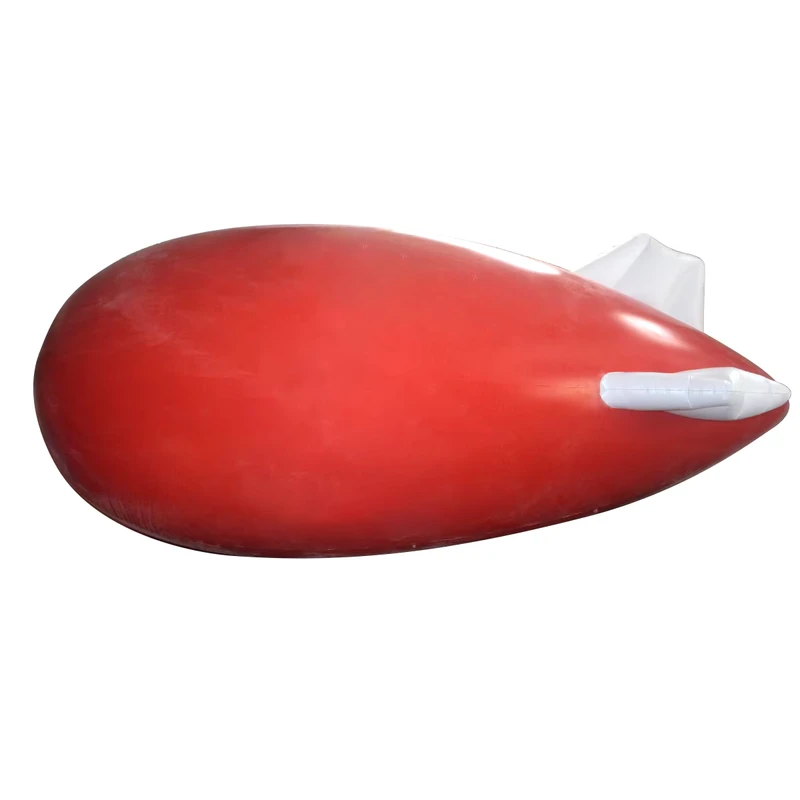 Balon Helium Inflatable Blimp Iklan Raksasa PVC dengan Cetakan Sablon Modern yang Dapat Disesuaikan