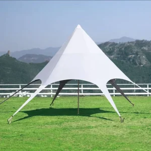 Gepersonaliseerde Draagbare Polyester Waterdichte Stretch Tent voor Strandkamperen Buitenevenementen Feest Zonneschaduw Ster Vouw Spider Tent