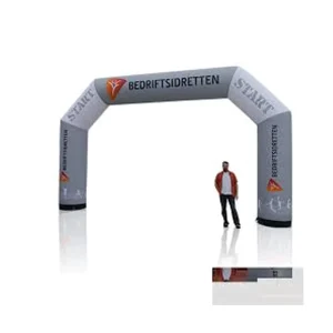 Arco Inflável de Entrada e Chegada para Eventos de Entretenimento ao Ar Livre com Impressão Personalizada