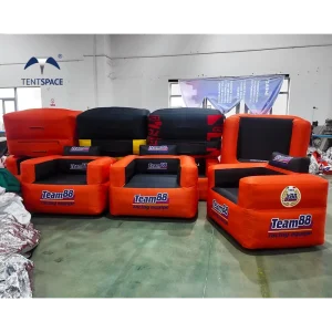 Sofa Inflatable untuk Promosi Acara dengan Cetakan Kustom, Kursi Iklan Lipat, dan Tempat Duduk Tahan Udara