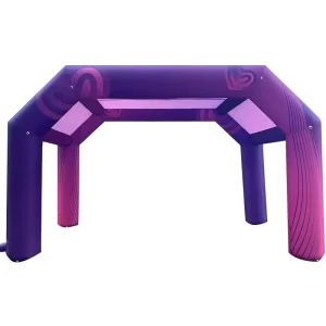 カスタマイズされた紫のインフレータブルテント プロフェッショナルイベントと競技用の広告用インフレータブル商品
