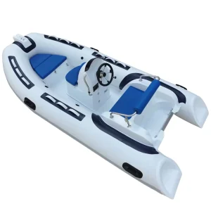 Customized RIB390C Inflatable Rowing RIB Boats 13ft Semi Rigid Fiberglass Hull PVC Hypalon Sport Yacht Drifting
