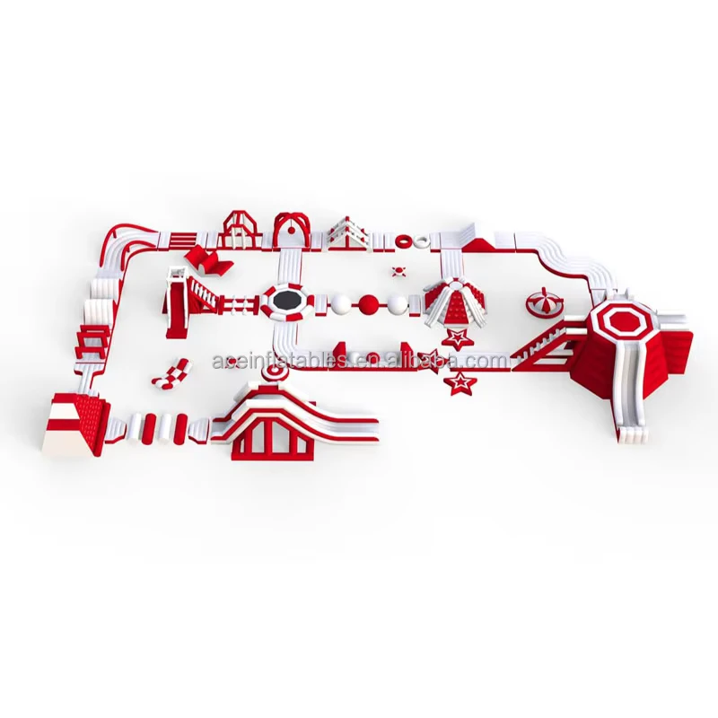 Parque Acuático Inflable de Juegos de Deportes Marinos Personalizados, Equipamiento para Parque Temático Acuático en Venta