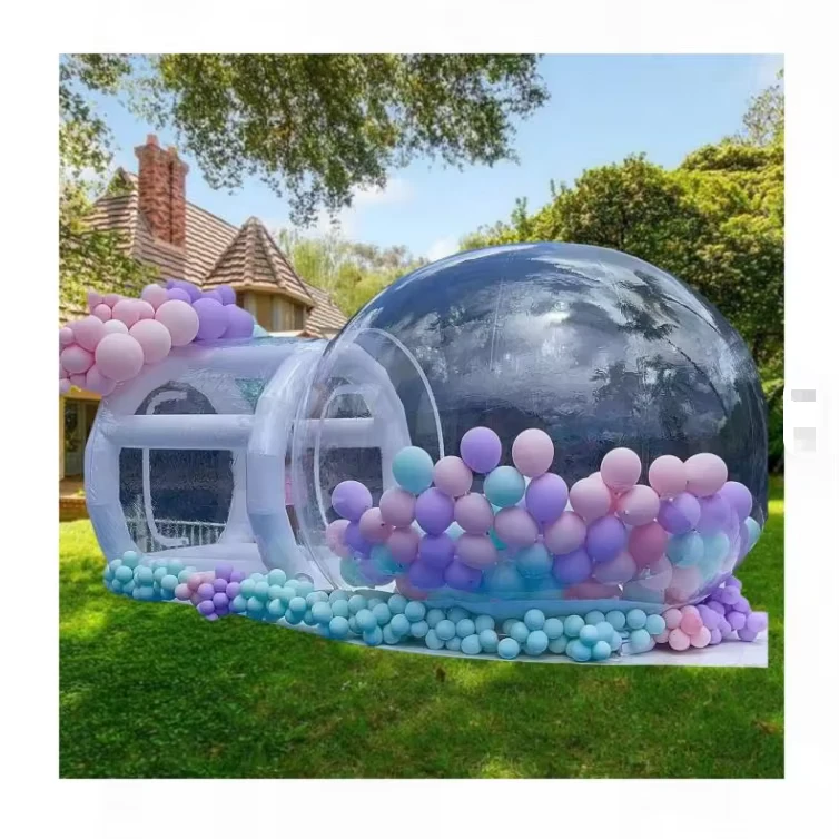 Ukuran Kustom Rumah Gelembung Inflatable Berkualitas Tinggi Tenda Gelembung Inflatable untuk Pernikahan dan Pesta