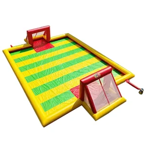 Customized Size Lightweight Inflatable Football Field PVC Sports Game Customized Color Commercial Outdoor Rental Equipment