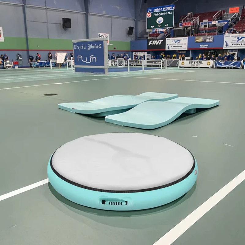 Aangepaste Maat PVC Opblaasbare Luchtbaan Gymnastiek Cheerleading Spot 15mm Dikte U Rides Merk CE Gecertificeerd Unisex