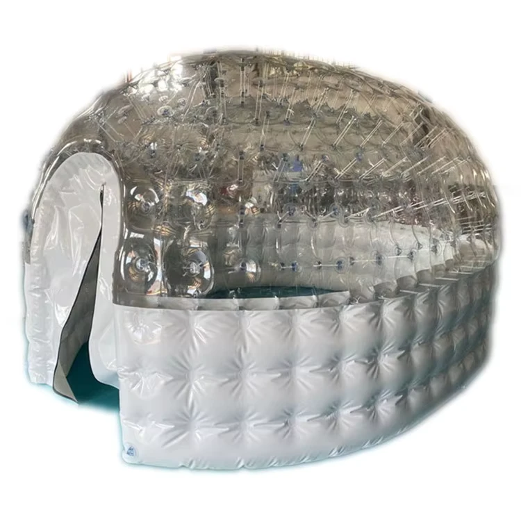 Tente de spa gonflable en PVC transparent et étanche sur mesure 10 pieds extérieur
