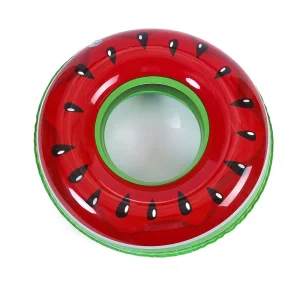 Kundenspezifische Sommerparty Obst-inspirierte PVC Aufblasbare Schwimmringe Wasser Ring Pool Float Tube für Kinder und Erwachsene