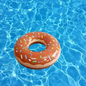 Customized Swim Ring Inflatable Donut Float Tube