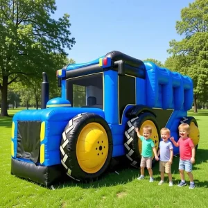Customized Theme Inflatable Bouncy Castle 0.55mm PVC Tarpaulin Jumping Bounce House Commercial Bouncer for Kids