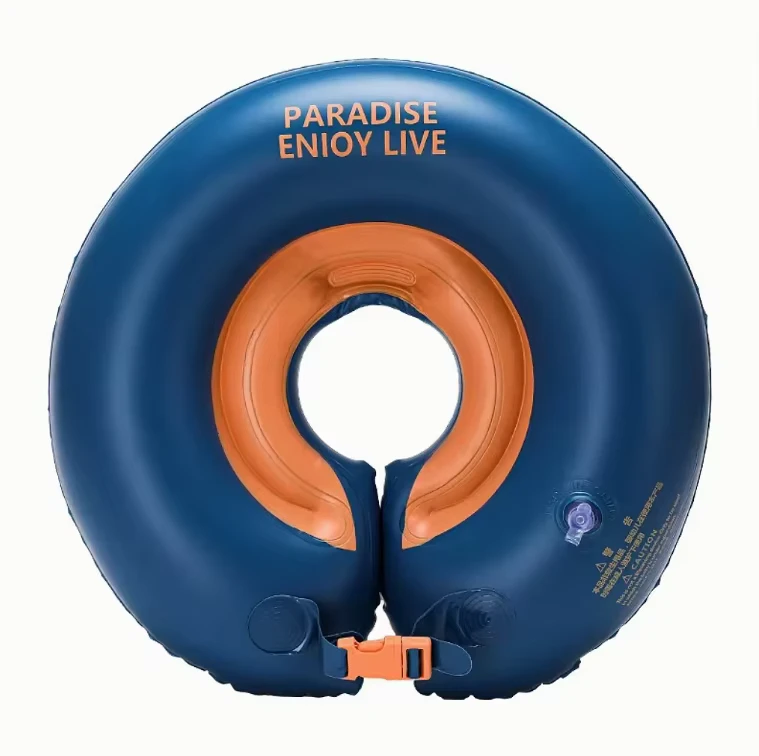 วงกลมว่ายน้ำผู้ใหญ่แบบหนาพิเศษสองชั้น วงกลมเป่าลมสำหรับผู้ใหญ่