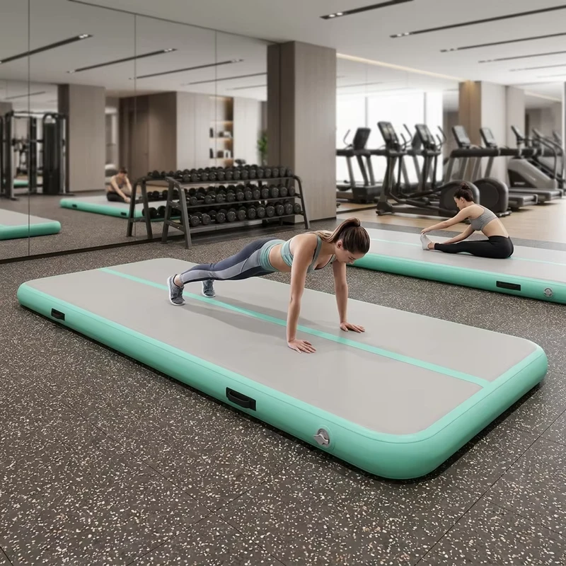 Customized Tumbling Mat for Gymnastics Inflatable Air Track Floor Mats for Home Use Exercise