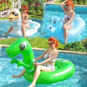 Cute Animal Shape Swimming Pool Floating Toys for Adults and Kids