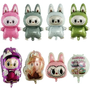 Cute Cartoon Anime Ia Bu bu Aluminum Film Balloon Kids Birthday Party Baby Shower Inflatable Toy for Mother’s Day Decorations