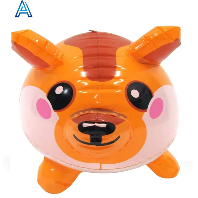 Pelampung Kolam Renang Inflatable Berbentuk Babi dari Vinyl PVC