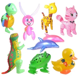 Cute Inflatable Cartoon Animal Toys for Children Party Decorations Kids Large Inflated Unicorn Horse Inflate Dinosaur Balloon