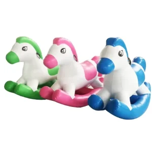 Jeu de course gonflable mignon en PVC avec deux enfants