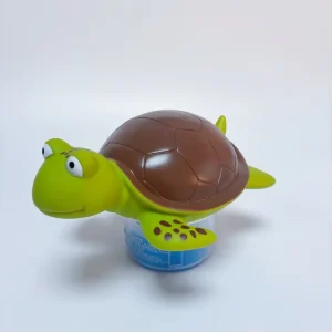 Niedlicher Schildkröte Schwimmchlorinspender, Tierform, Pool-Schwimmchemikalien-Spender, Zubehör zur Poolreinigung