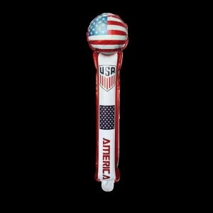 Cilinder handstick ballon 17*62cm feestelijke opblaasbare ballonnen voor cadeau's met thema Onafhankelijkheidsdag