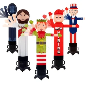 DL Model DIAD044 Luchtige Wavy Wind Tube Air Dancer Man Reclame Inflatable Oxford PVC Materiaal 1 Jaar Garantie