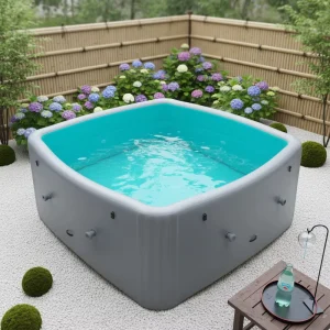 DWF PVC Inflatable Pool for Adults & Children Outdoor Drop Stitch Swimming Pool