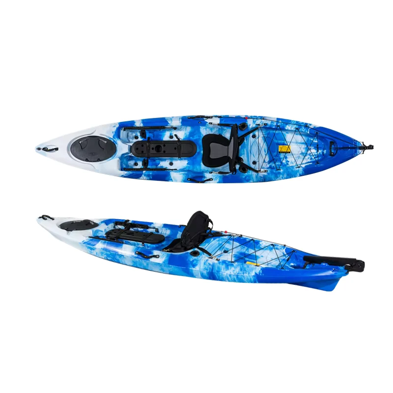 Dace Pro Angler Kayak da Pesca da 12 piedi Impermeabile con Sedile Barat, Canoe Gonfiabile Non Inclusa