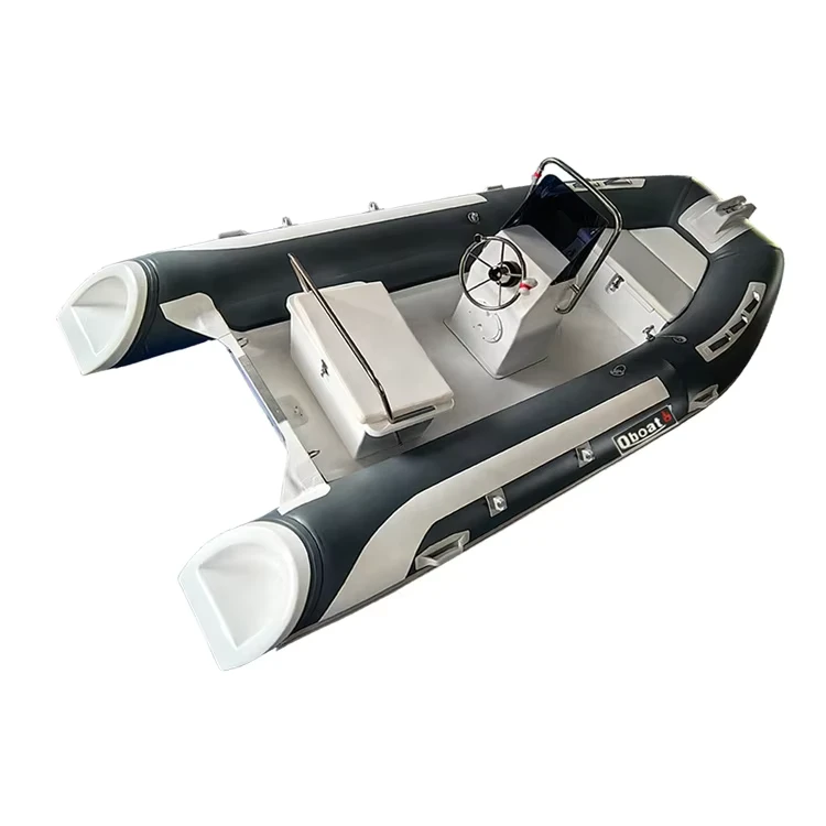 Dark Blue Rigid Fishing Inflatable Boat for Sale