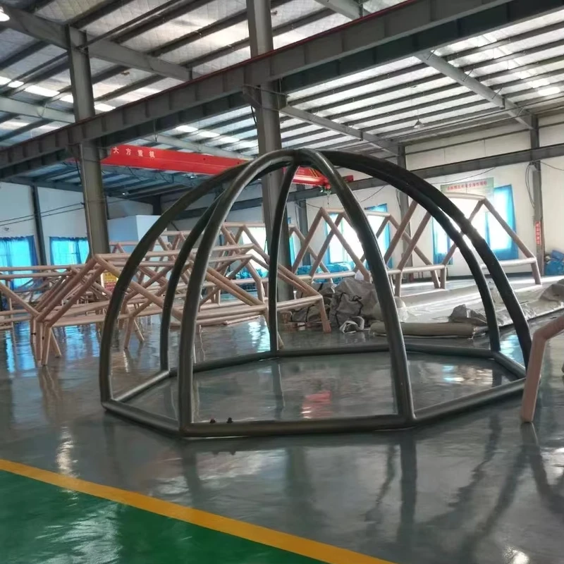 Tenda Inflável Grande para 6-8 Pessoas - Impermeável - Tenda Inflável em Forma de Domo