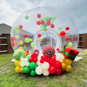 Decorations Portable Air Outdoor Party Photos Bouncy Dome Kids With Balloons Garden Jumping Balloon Tent Inflatable Bubble House
