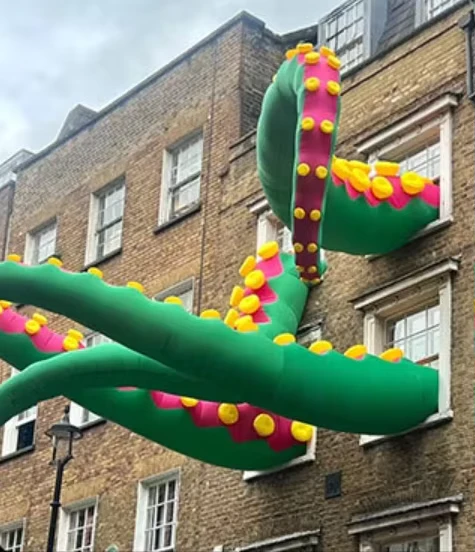 Design de brinquedos marinhos infláveis 3mh, modelo de tentáculos de polvo, balão de tentáculos para eventos