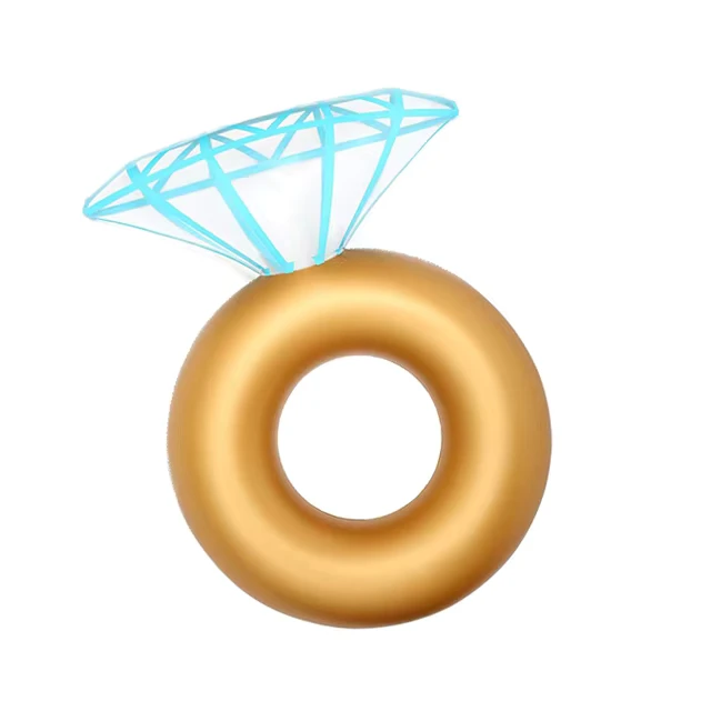 Diamond Shaped Inflatable Swimming Ring Pool Buoy