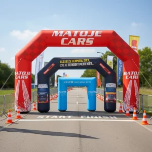 Digital Printing Inflatable Arch Door Inflatable Entrance Arch for Outdoor Race Event Decoration and Advertising