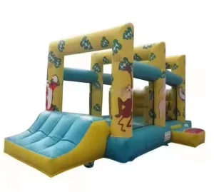 Digital Printing Inflatable Bouncer Inflatable Animal Jumping Bouncy Castle with Obstacle