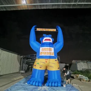 Digital Printing PVC Oxford Cloth Inflatable Advertising Toy Holiday Decoration Cartoon Model for Effective Outdoor Ads