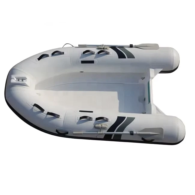 Gommone rigido RIB270 Sport Yacht stabile, scafo in fibra di vetro con tessuto Hytex e gomma per pesca