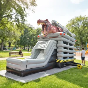 Dino Inflatable Bouncer Factory High Quality Jumping Castle Slide Combo Commercial Bounce House For Party Rental