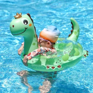 Dinosaur Baby Seat Floats Thick PVC Inflatable Kids Swim Float Children’s Swimming Rings Toys Ring Summer Pool