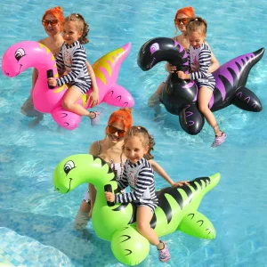 Dinosaur Inflatable Pool Float Dragon for Adult 2 Handle Kid Ride on Pool Toy
