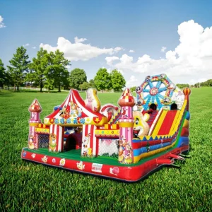 Direct Factory LFT Brand LFT-1 Model Outdoor Family Inflatable Trampoline Kids Play Area Bouncy House Castle 50