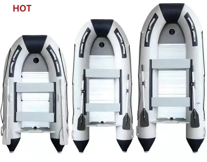 Barca Catamarano in Alluminio con Piattaforma Gonfiabile - OEM Fabbrica Diretta - Barca da Pesca Gonfiabile Billy Boat Cina