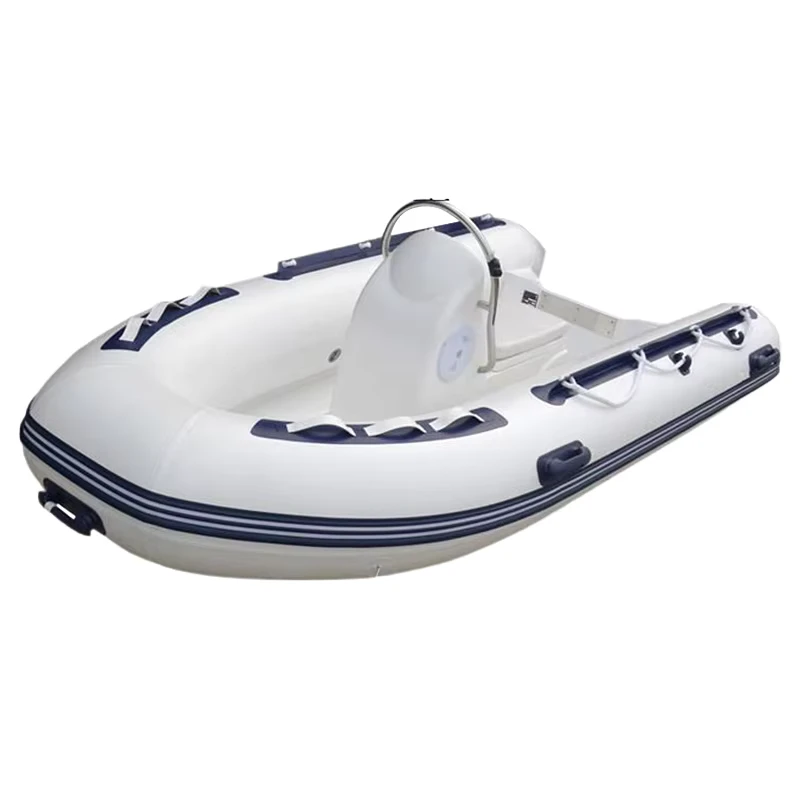 Barco de Pesca Inflável Rígido PVC Rib para Mergulho Iate Bote de Remo