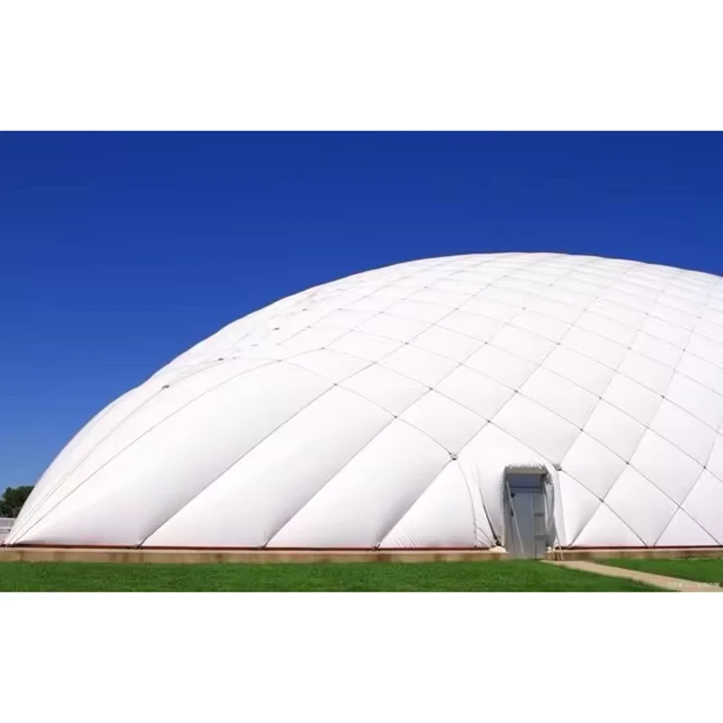 Dome Shape Inflatable Air Domes for Soccer and Tennis Balls Membrane for Race Event Tent Garage Shed Application