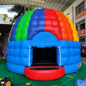Dome Tent Bounce Jump Bed Commercial Inflatable Bouncy Castle Disco Dome Jumper Inflatable Disco Dancing Dome Inflatable Bouncer
