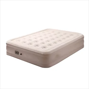 Double Convertible Inflatable Bed with Built in Pump Foldable Portable PVC Foam Air Mattress for Home Outdoor Camping
