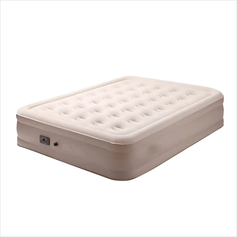 Doppelter Umwandelbarer Aufblasbarer Bett mit Eingebauter Pumpe Faltbare Tragbare PVC Schaum Luftmatratze für Zuhause und Camping