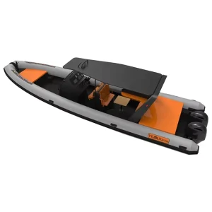 Double Engine 29ft RIB 860 Double Deep V Aluminum Hull Rib PVC Hypalon Inflatable Boat