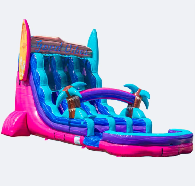Combo Salto Gonfiabile con Scivolo Doppio per Bambini - Grande Scivolo Gonfiabile