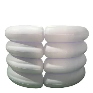 Modelo inflable de rosquilla