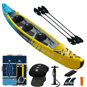 Kayak gonfiabile Drop Stitch per 3 persone